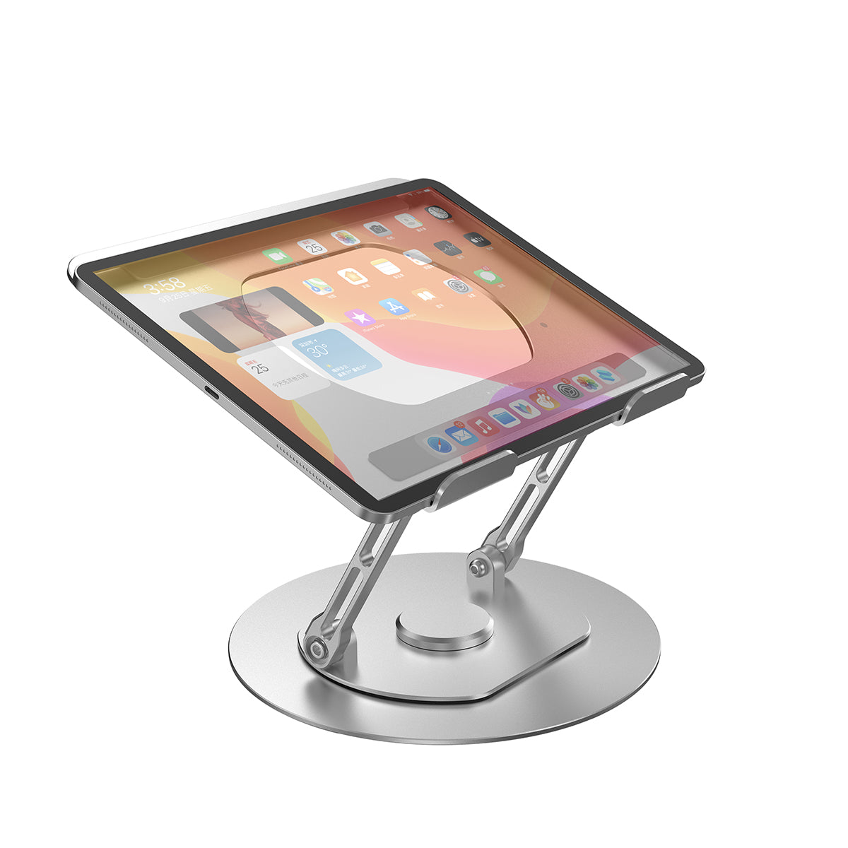 Wiwu S800 New Dönebilen Katlanabilir Laptop Standı Gümüş